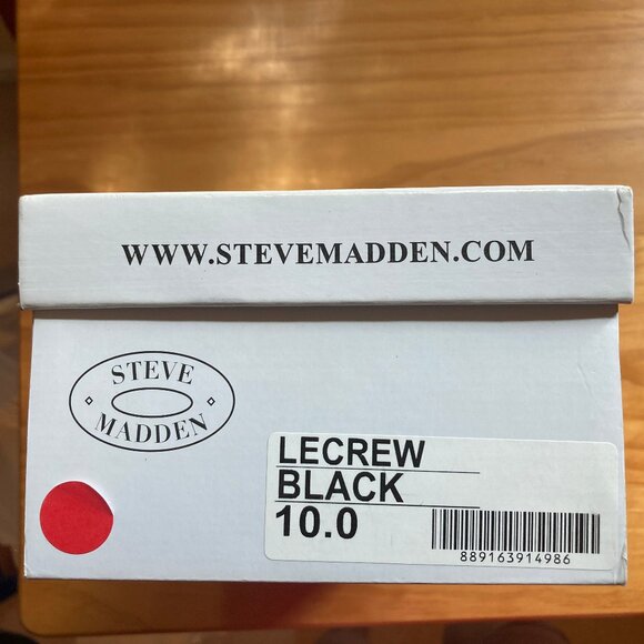 Steven Madden, Black Suede Ballet Flats, Size 10 - Picture 5 of 5